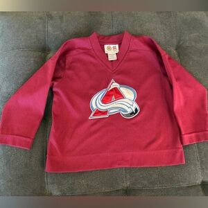 Colorado Avalanche Kids size 4 long sleeve Shirt